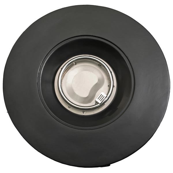 Homeology FUSION Light Black Lavish Garden & Patio Gas Fire Pit with Eco-Stone Finish - Fully Assembled