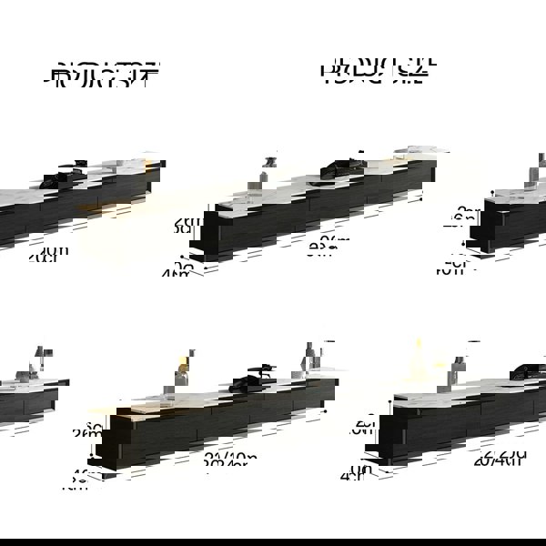 Vasagle TV Stand , Sintered Stone, Slight Damaged, Display-Ritconcept-Rit Concept