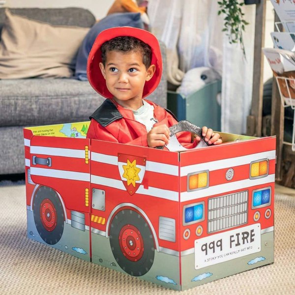 Convertible Fire Engine - Great Value Sit In Fire Engine, Interactive Playmat and Fun Storybook