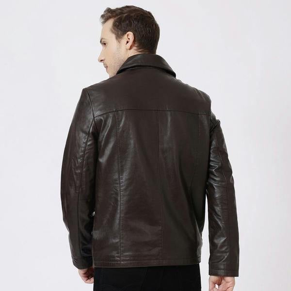 Retro Leather Jacket Henry Brown 6536 4