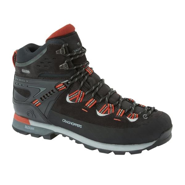 Craghoppers Unisex Adult Dura Pro Suede Hiking Boots - Black Pepper/Sienna Red - 