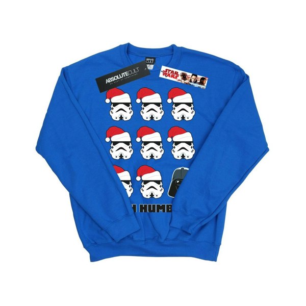 Star Wars Boys Christmas Humbug Sweatshirt - Royal Blue