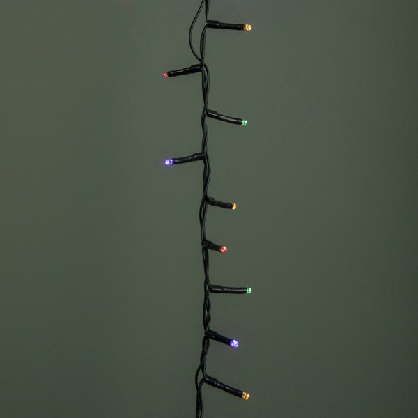 Samuel Alexander 15.5m 600 LED Colour Changing Christmas String Lights in White to Multi-Colour