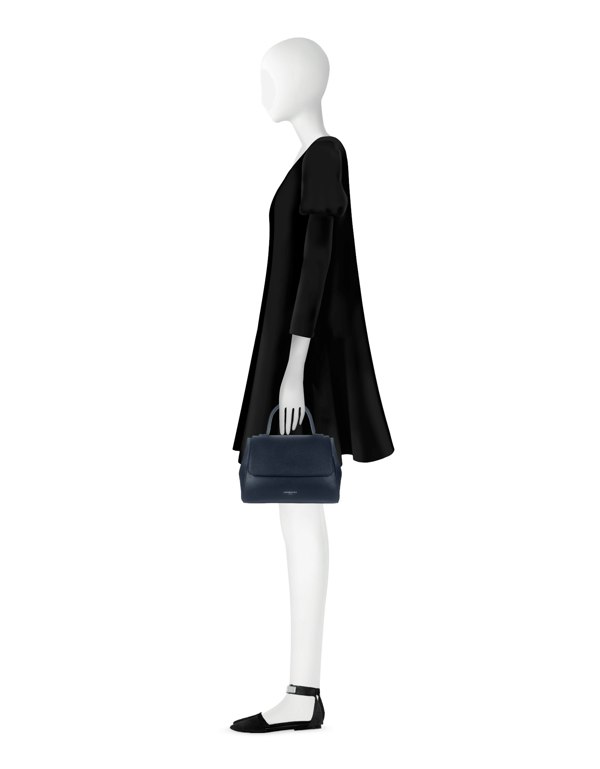 Le Parmentier Ladyfinger Crossbody Bag - Navy