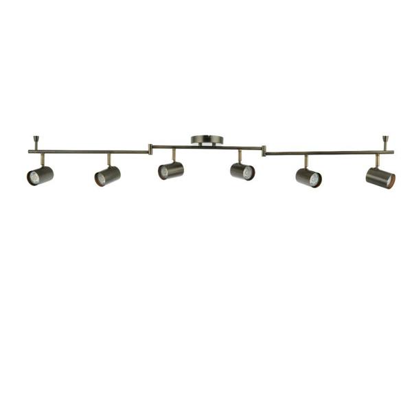 Pagazzi Lighting Hereford Matte Pewter 6-Spot Bar