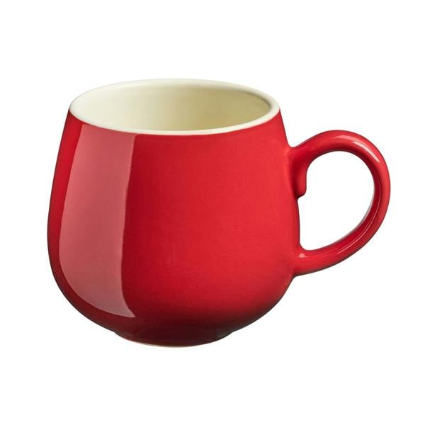 Cooks Professional Set of 6 Stoneware Mugs | 350ml | Multi-Colour