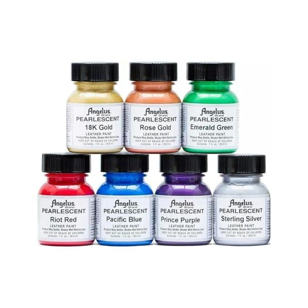 Angelus Pearlescent Leather Paint for Sneaker Customs 1oz