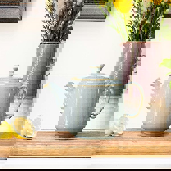 Scandi Home 1L Frederiksberg Duck Egg Blue Teapot with Stainless Steel Infuser