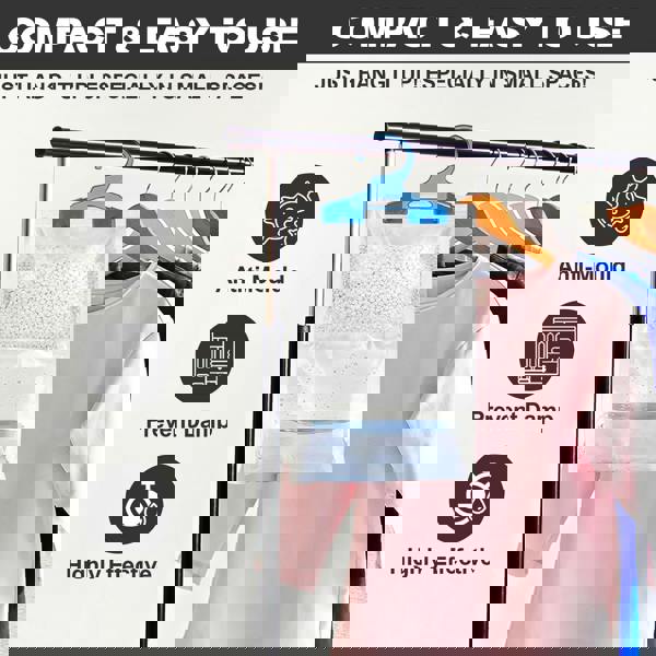 MANTRARAJ Pack Of 12 Hanging Interior Wardrobe Dehumidifier Ideal To Stop Damp, Mould Mildew