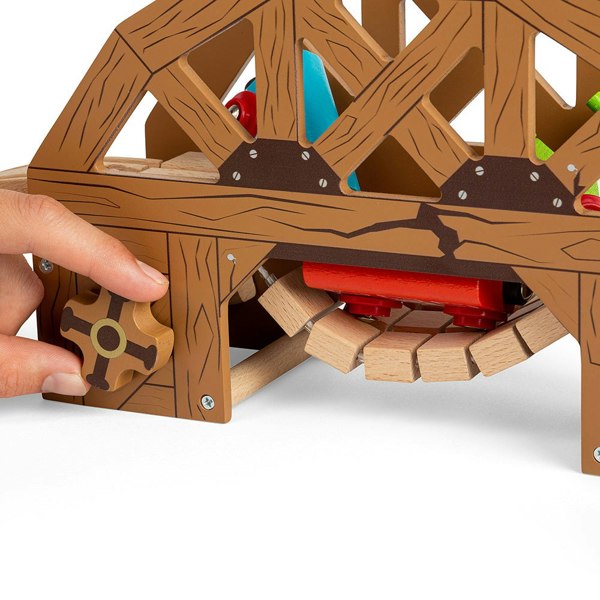 Bigjigs Rail Wooden Rickety Bridge Train Set Accessory