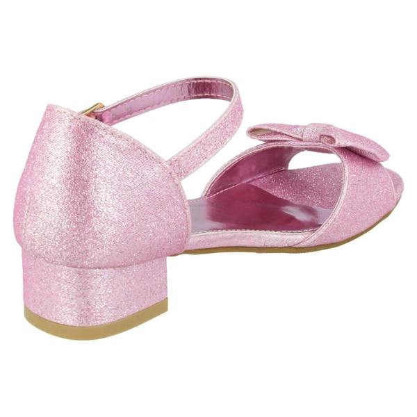 Spot On Girls Spot On Bow Trim Sandals H1116