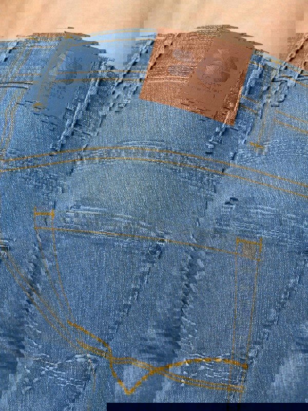 Crosshatch Arles Slim Fit Jeans Light Wash