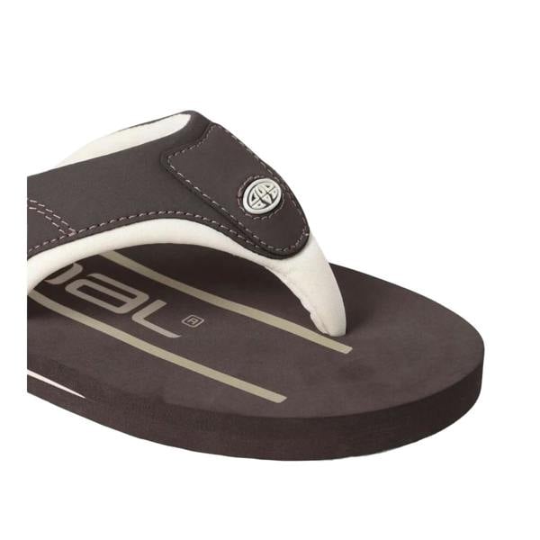 Animal Mens Jekyl Logo Flip Flops - Dark Brown - 