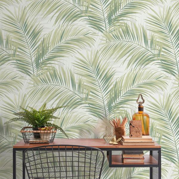 Erismann Calvado Leaf Wallpaper