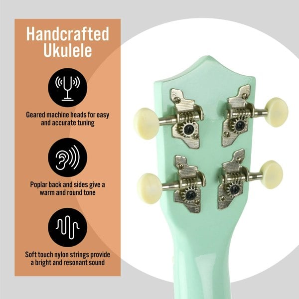 3rd Avenue Soprano Ukulele Ukuleles#Colour_Rainbow