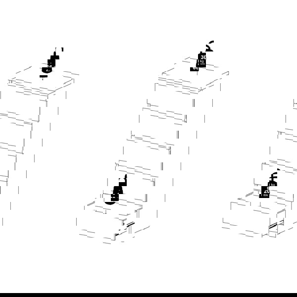 Furniture To Go Naia Chest of 5 Drawers in Cashmere Jackson Hickory