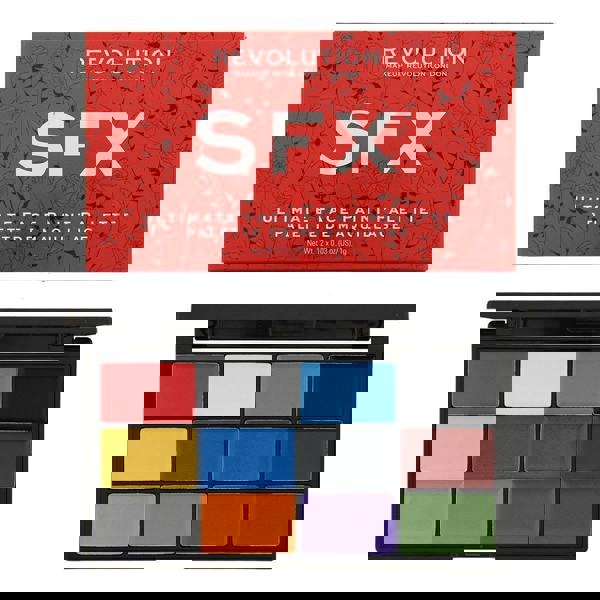 Revolution SFX Face Paint Palette 12 x 1g