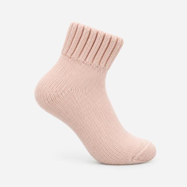 Totes THERMAL CROP LENGTH TERRY SOCKS Socks   in  Pink