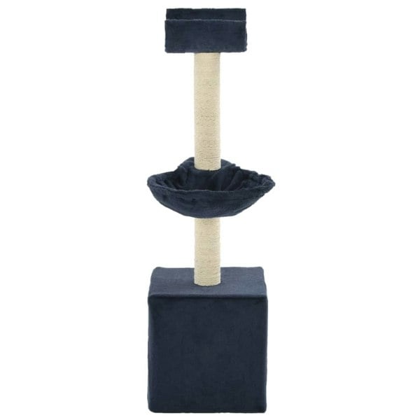 Berkfield Cat Tree with Sisal Scratching Posts 105 cm Blue