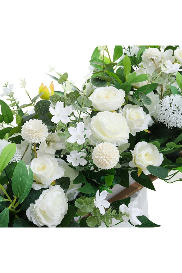 Living and Home Artificial Peony Rose Silk Flower Row for Wedding Aisle Decor