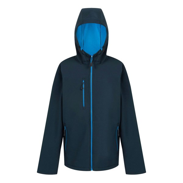 Regatta Men's Navigate 2 Layer Soft Shell Jacket - Navy/French Blue