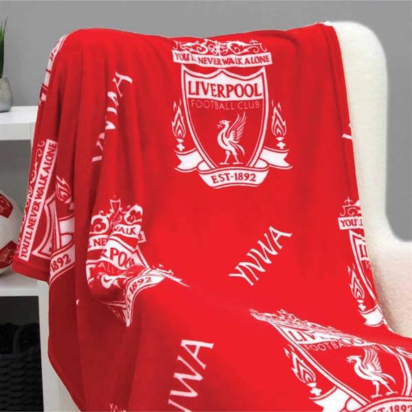 Liverpool FC YNWA Fleece Blanket, Bedroom, Sports, Gift