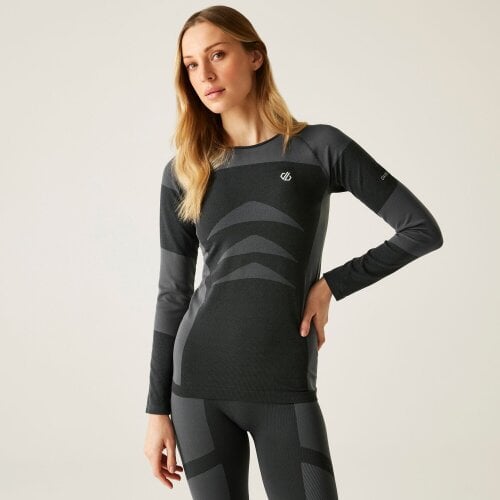 Dare 2B Womens/Ladies In The Zone II Long-Sleeved Base Layer Top - Black
