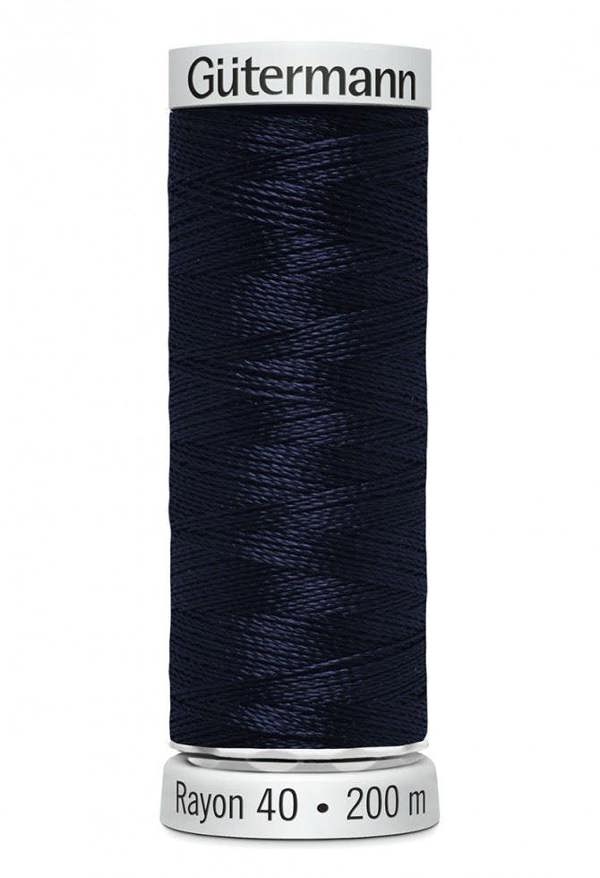 Gutermann No 40 Sulky Rayon Embroidery Thread 200m Rayon Thread Suitable For Embroidery