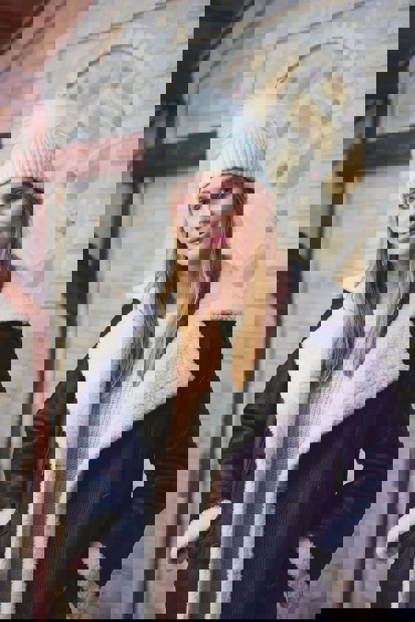 Mathilde Hat White/White