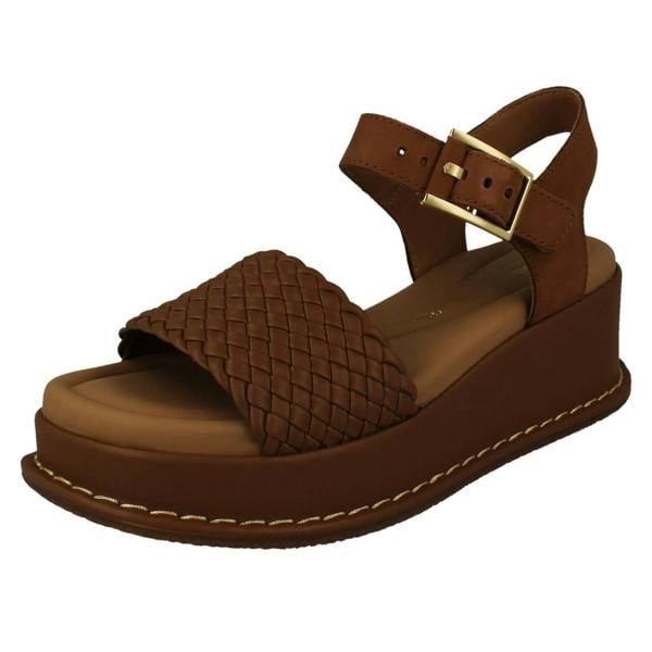 Clarks Ladies Clarks Casual Wedge Heel Sandals Kimmei Bay