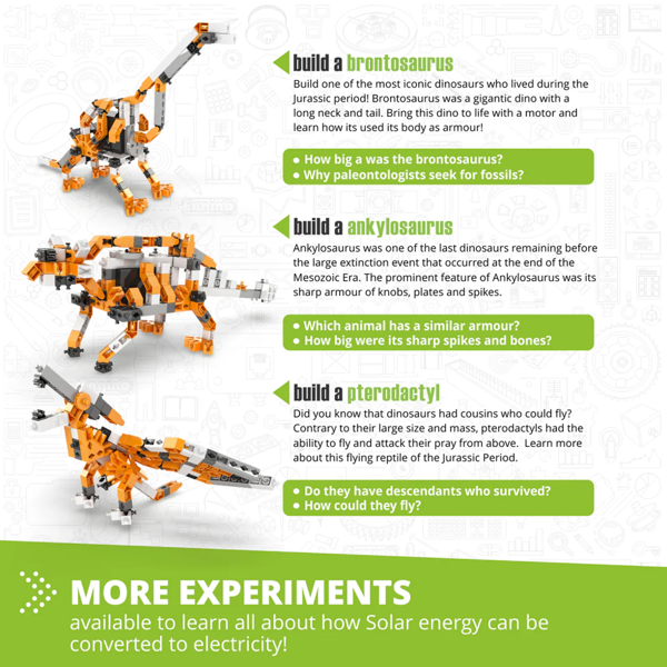 Engino STEM Palaeontology: Learning about Dinosaurs