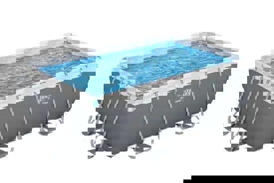 Bestway Steel Pro MAX 9'3" x 6'5" x 33" Rectangular Pool Set