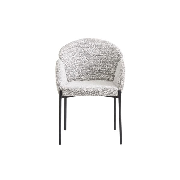 Petal Dining Chair - Ivory & Taupe Boucle