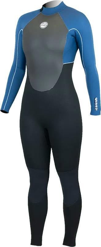 Alder Stealth Women's 5/4mm Back Zip Blue Wetsuit