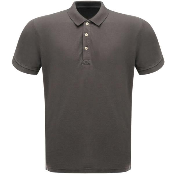 Regatta Classic Mens 65/35 Short Sleeve Polo Shirt - Seal Grey - 