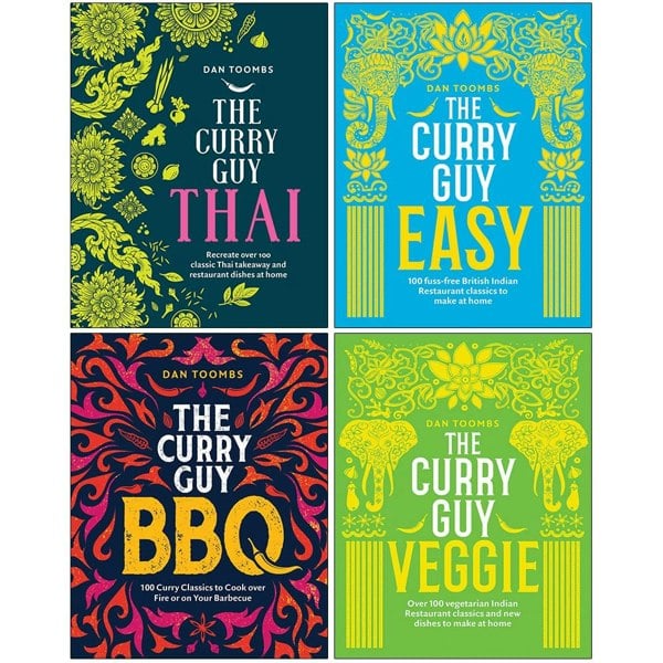 The Curry Guy 4 Book Set (Curry Guy Thai, The Curry Guy Easy, Curry Guy BBQ, The Curry Guy Veggie)