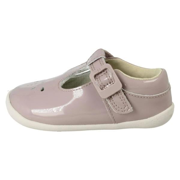 Clarks Girls Clarks Casual T-Bar Shoes Roamer Star