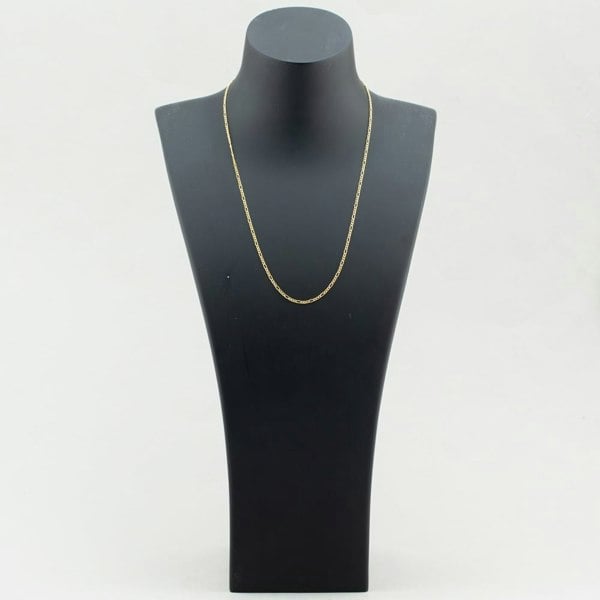 T. H. Baker 9ct Gold 20in Figaro Chain 1.15.0095