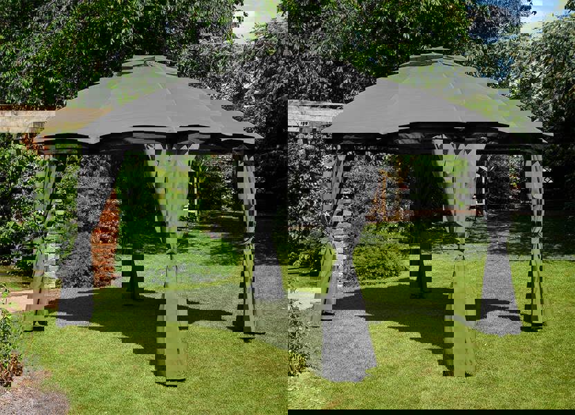 Rio Gazebo Curtain Set The Garden Furniture Shop