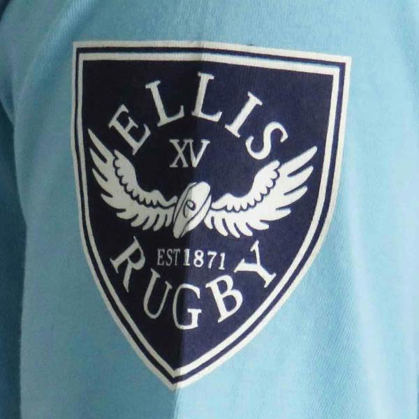 Vintage Varsity Rugby T-Shirt Retro Sky Ellis Rugby Crest