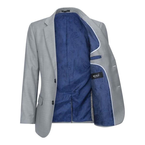 Paul Andrew Boys 3 Piece Light Grey Classic Retro Suit