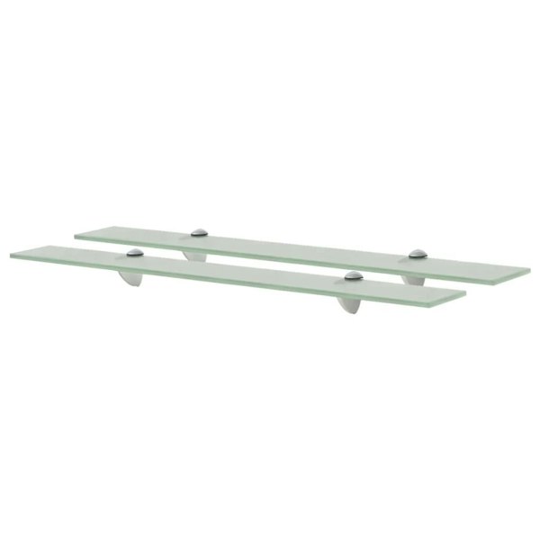 Berkfield Floating Shelves 2 pcs Glass 70x20 cm 8 mm