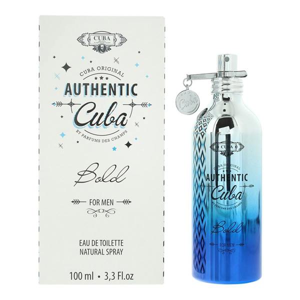 Cuba Authentic Bold For Men Eau de Toilette 100ml Spray for Him