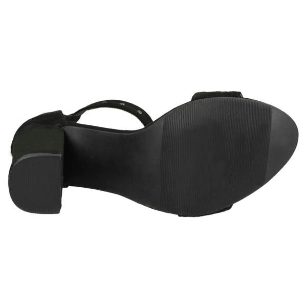 Spot On Ladies Spot On Mid Chunky Heel Sandals