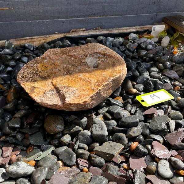 Drilled Natural Bouler M Water Feature