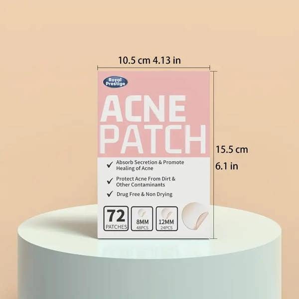 Dyzi 72 Invisible Acne Patch Pimple Stickers For Zits & Blemishes