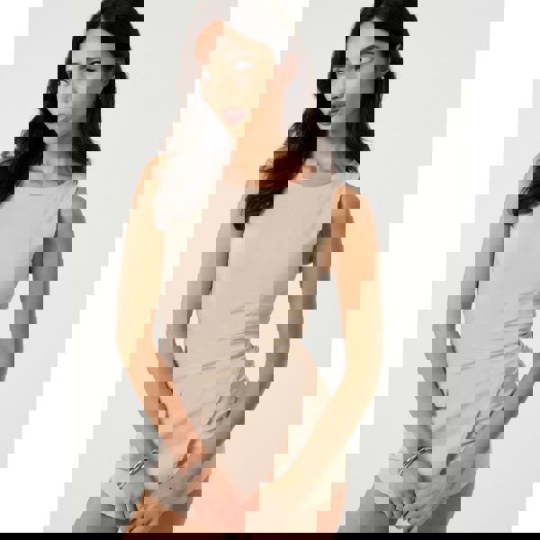 Pink Vanilla Utility Playsuit With Pockets