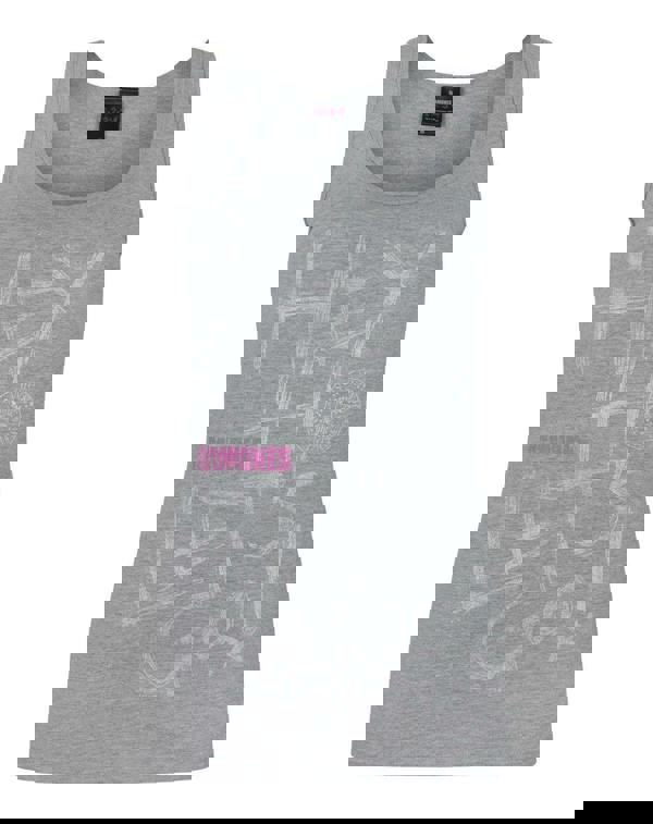 Ramones Womens Grey Text Print Vest