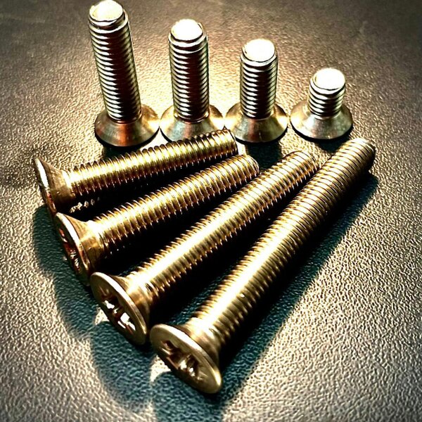 Fixaball M3.5 Machine Screws Pozi Countersunk A2/304 Stainless Steel