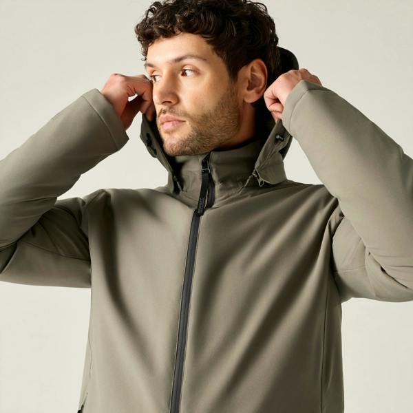 Regatta Mens Merzen Insulated Waterproof Jacket - Smokey Olive - 